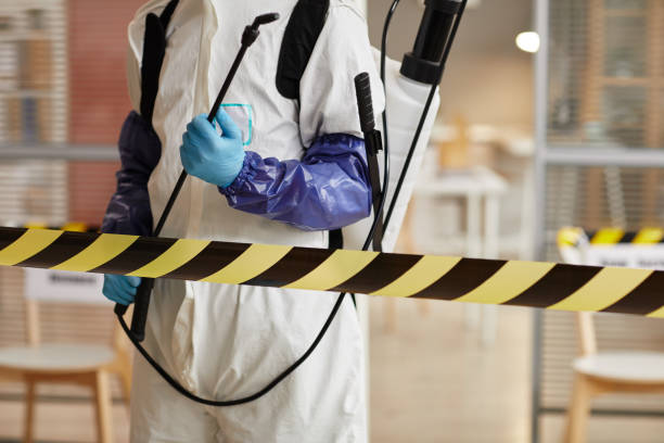 Professional Biohazard Cleanup technician working in Genoa, OH